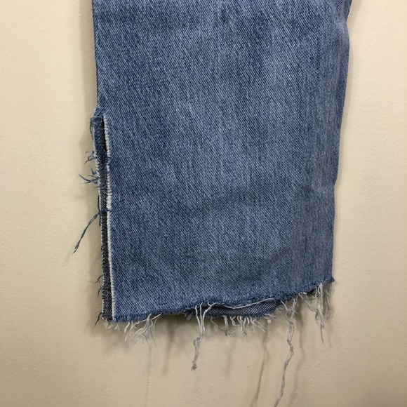 Zara High Rise Straight Leg Jeans Sz 4 - Picture 9 of 9